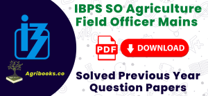IBPS AFO Mains Old Papers with Solution - Agribooks