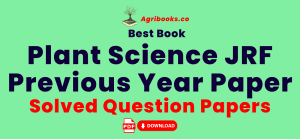 ICAR JRF Plant Science Solved Previous Papers PDF