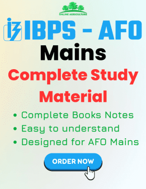 AFO mains Mains Study Material