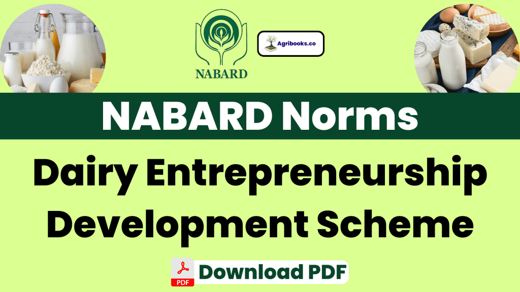 NABARD Norms Dairy Entrepreneurship Development Scheme