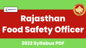 RPSC Food Safety Officer Syllabus PDF 2022